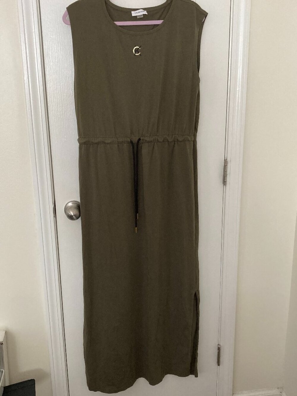 Calvin Klein Green Maxi Dress Size L